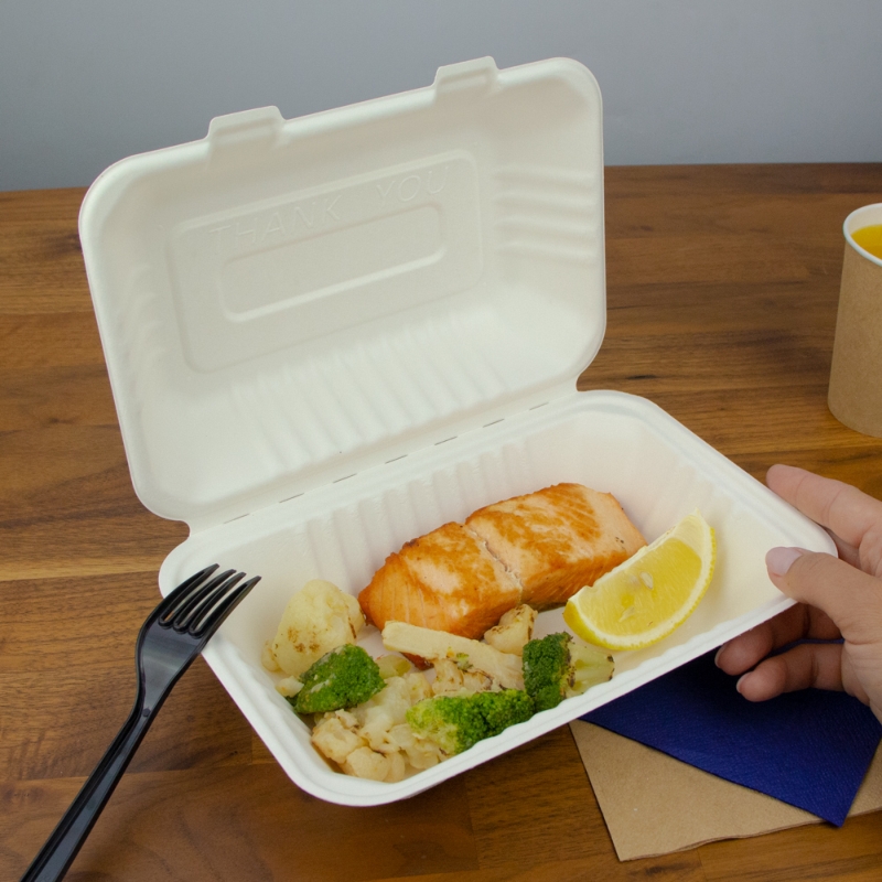 товар Одноразовый ланч-бокс, 900 мл, 230*140*45 мм LB031