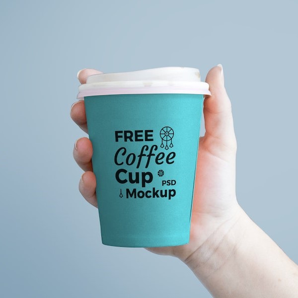 товар Стакан бумажный 350 мл бирюзовый однослойный STBR030