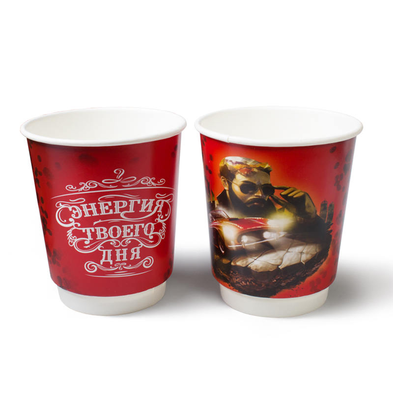 товар Бумажный двухслойный стакан "Энергия", 250 мл (макс. 290 мл) STD0254
