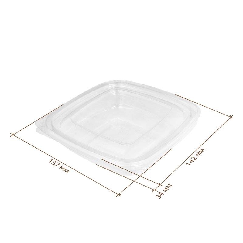 товар Контейнер c крышкой ПЭТ, 137*142мм, 250 мл, СпК-137 PK13725