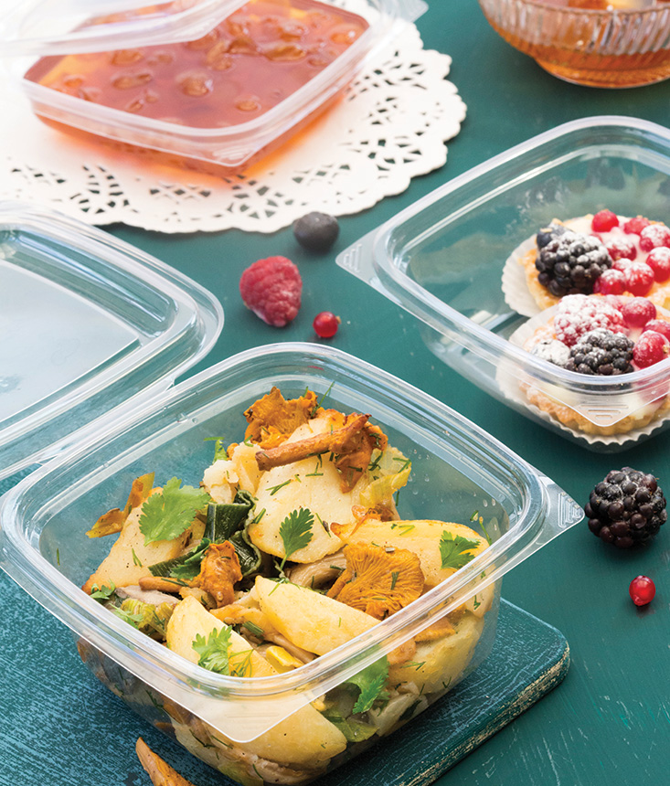 товар Контейнер c крышкой ПЭТ, 137*142мм, 250 мл, СпК-137 PK13725