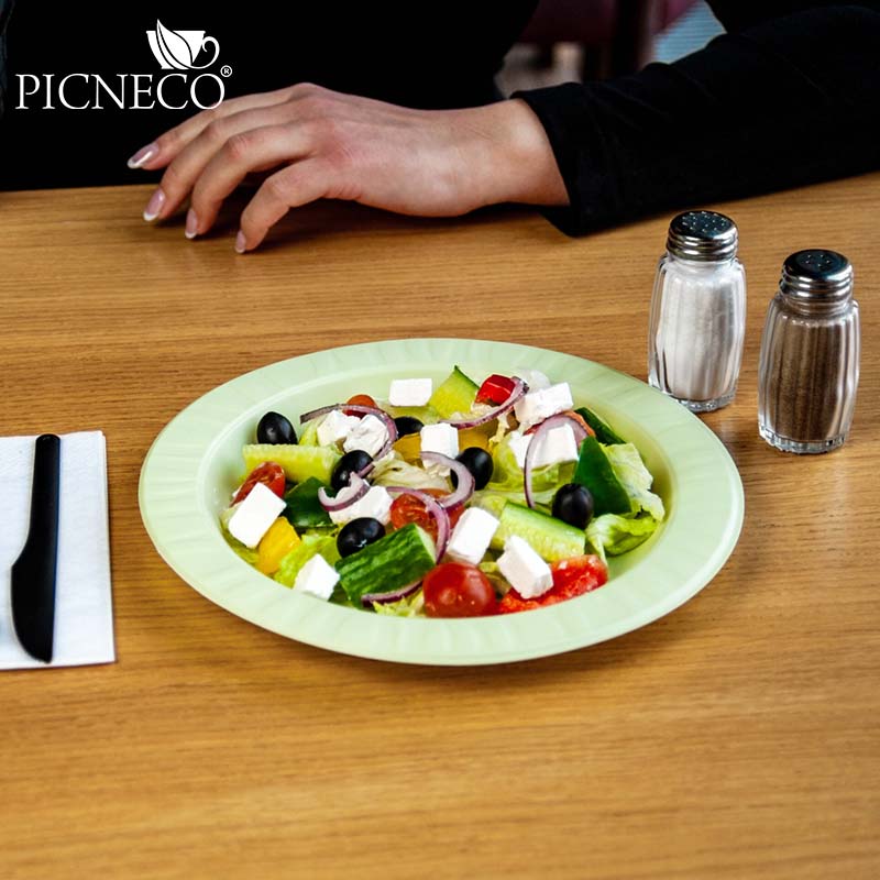 товар Одноразовая тарелка, зеленая, 230 мм TL029Z