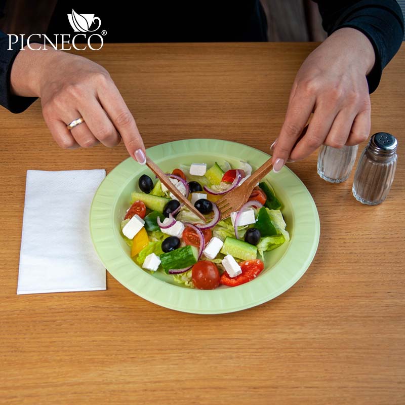 товар Одноразовая тарелка, зеленая, 230 мм TL029Z