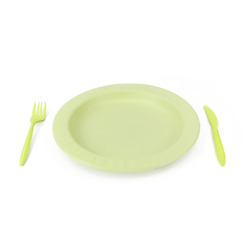 товар Одноразовая тарелка, зеленая, 230 мм TL029Z