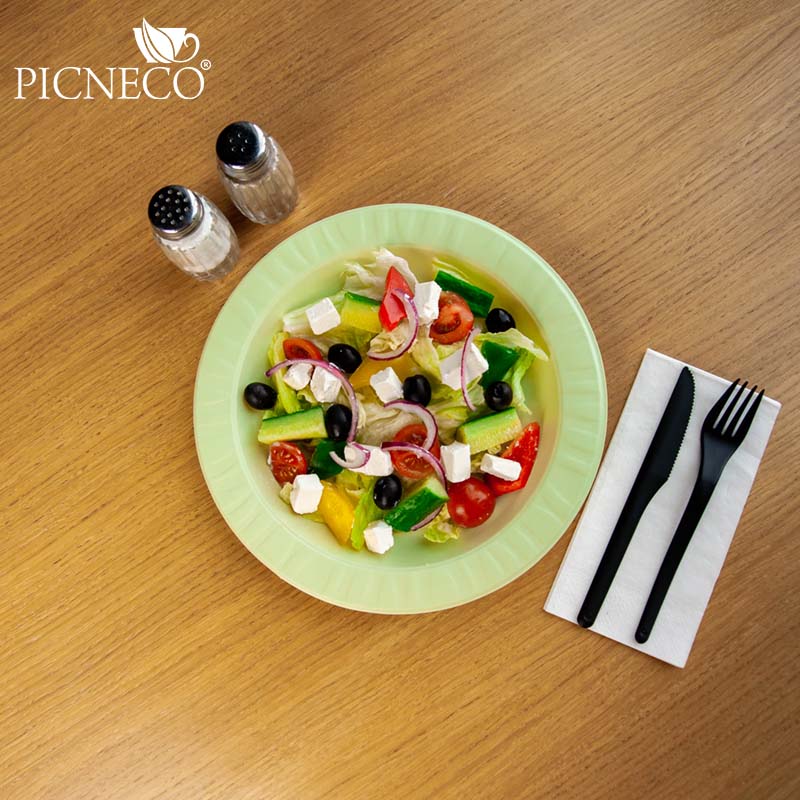 товар Одноразовая тарелка, зеленая, 230 мм TL029Z