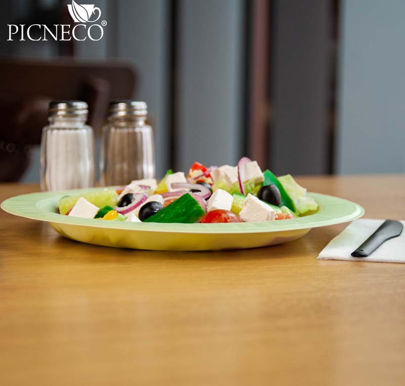 товар Одноразовая тарелка, зеленая, 230 мм TL029Z