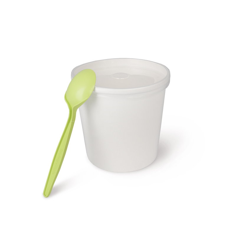 товар Одноразовая супница с пластиковой крышкой белая, 760 мл BK090p