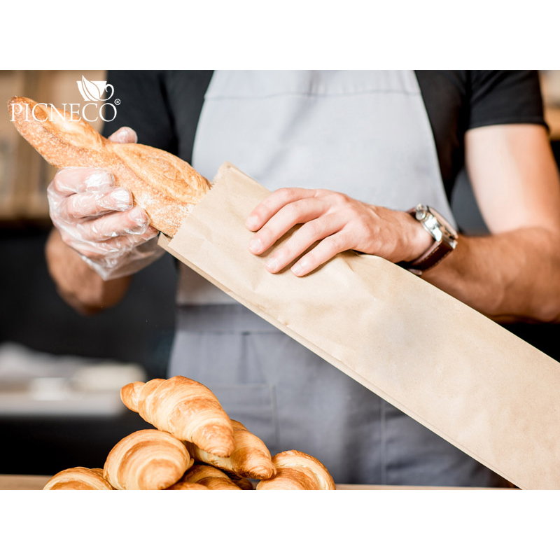 товар Бумажный пакет для багета с плоским дном 110*50*610 мм KLD061