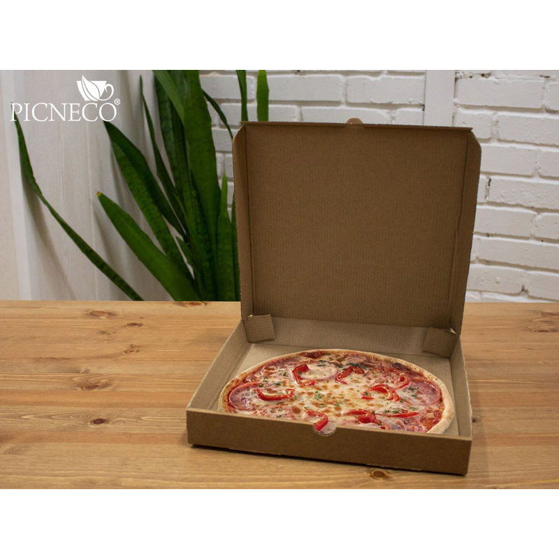 товар Коробка для пиццы, крафт, 250*250*40 мм PZ025Kr