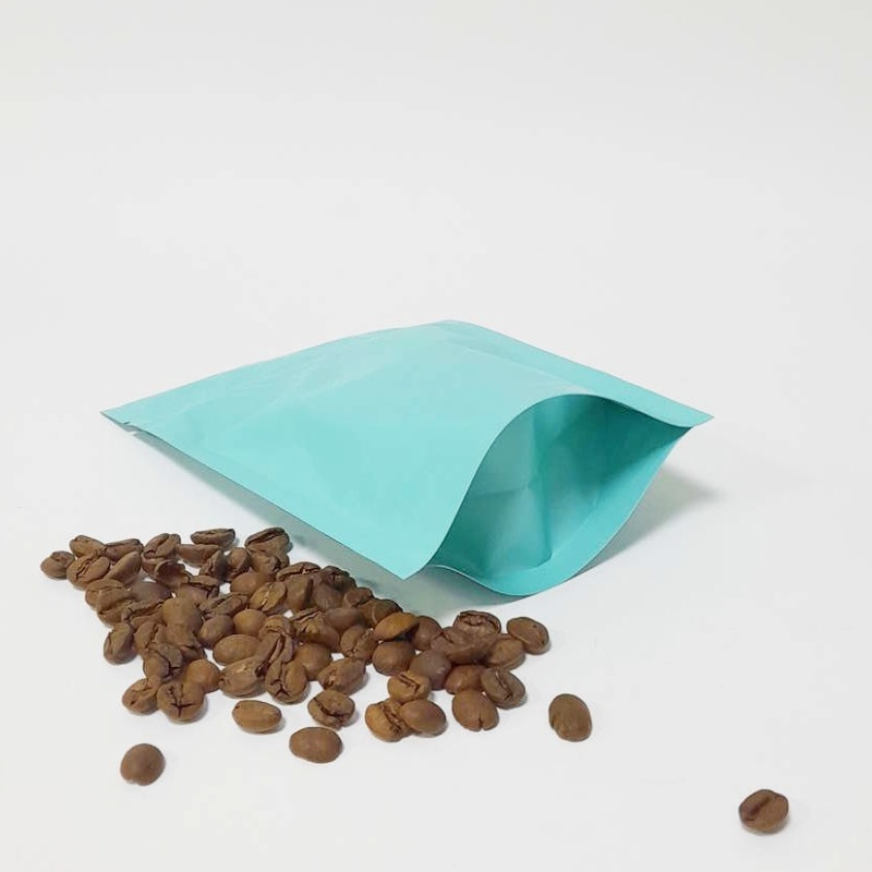 товар Дой-пак металлизированный пакет 150*200 мм, бирюзовый матовый, зип-лок замок ZIP1441