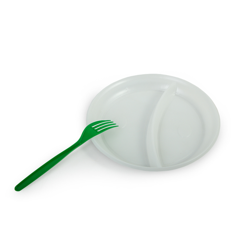 товар Тарелка пластиковая 205 мм, 2-х секционная TLP2052S