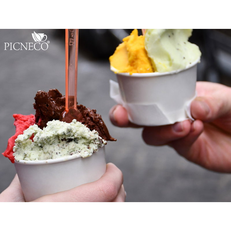 товар Бумажная креманка для десертов, белая, 120 мл (макс. 140 мл) KM012