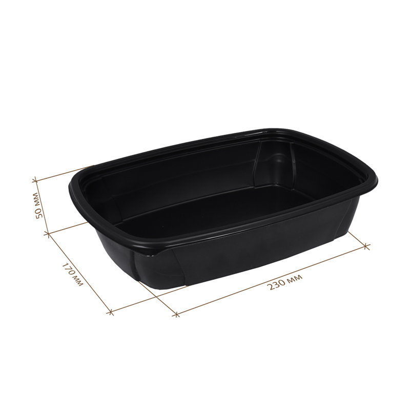 товар Контейнер РР, черный, 230*170*50, 1000мл, серия К-230 PLB230100