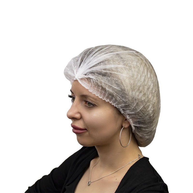 товар Шапочка одноразовая "Шарлотта", спанбонд, белая V8-0037