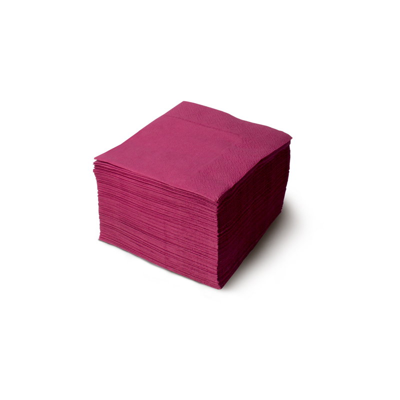 Бумажные салфетки, "Gratias" бордовые, 1-слойные, 240*240 мм