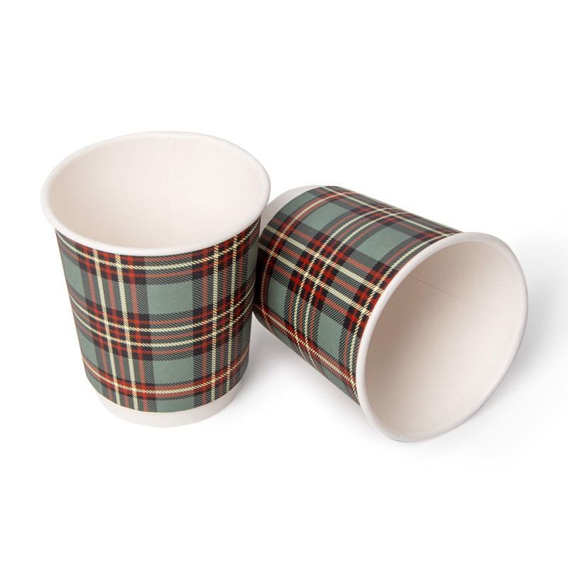 товар Бумажный двухслойный стакан 250 мл "Шотландка" STD225Sh