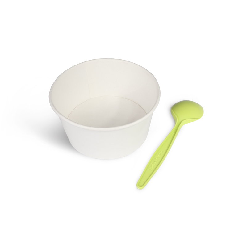 товар Бумажный одноразовый контейнер, белый, 300 мл (макс. 330мл) BK072