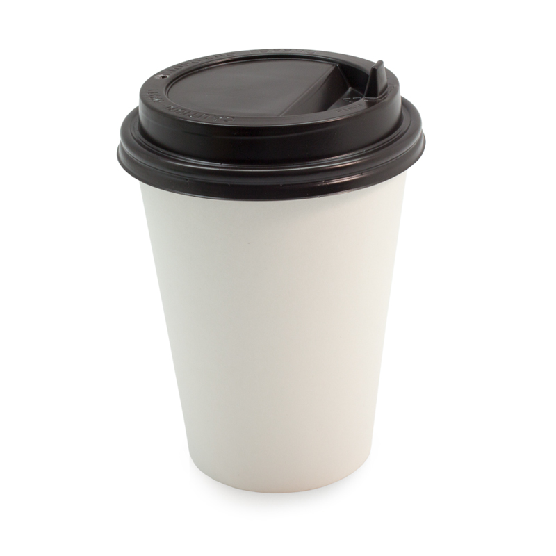 товар Крышка для бумажного стакана с откидным питейником, 90 мм, коричневая KRK190