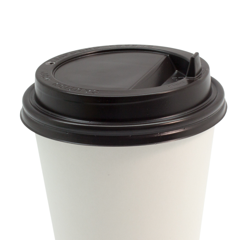 товар Крышка для бумажного стакана с откидным питейником, 90 мм, коричневая KRK190