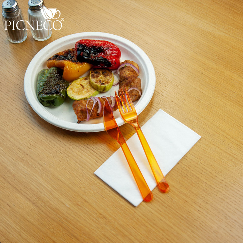 товар Пластиковый одноразовый оранжевый нож ПРЕМИУМ, 180 мм SPP203O