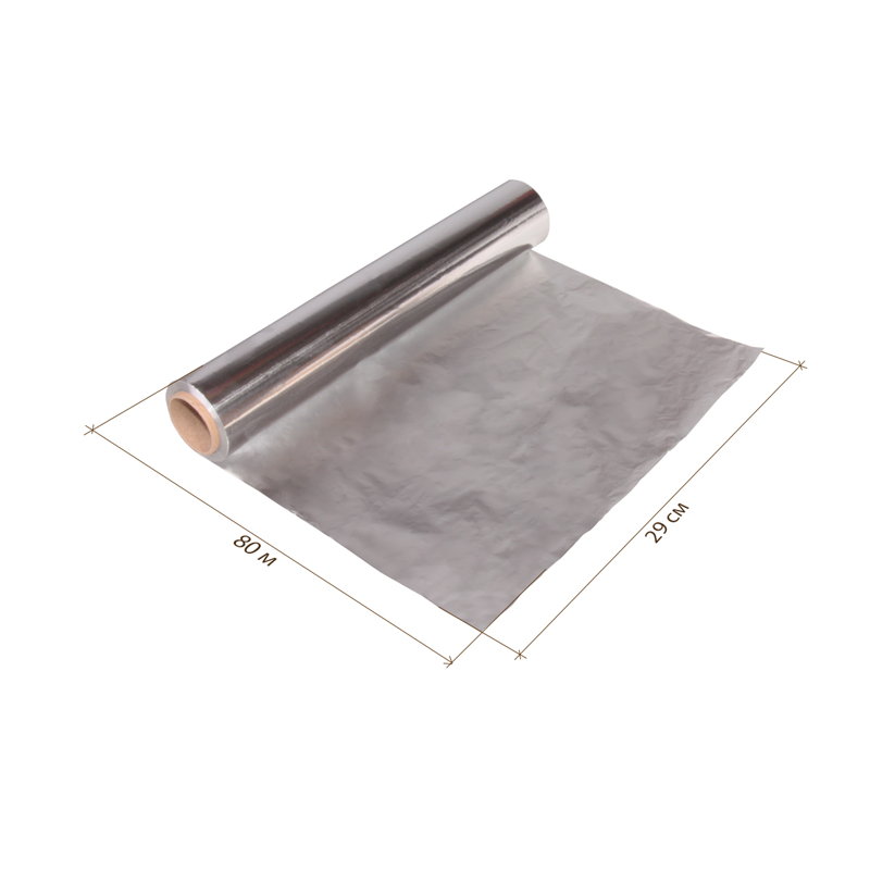 товар Пищевая фольга, 29 см*80 м, 8мкм ALF001