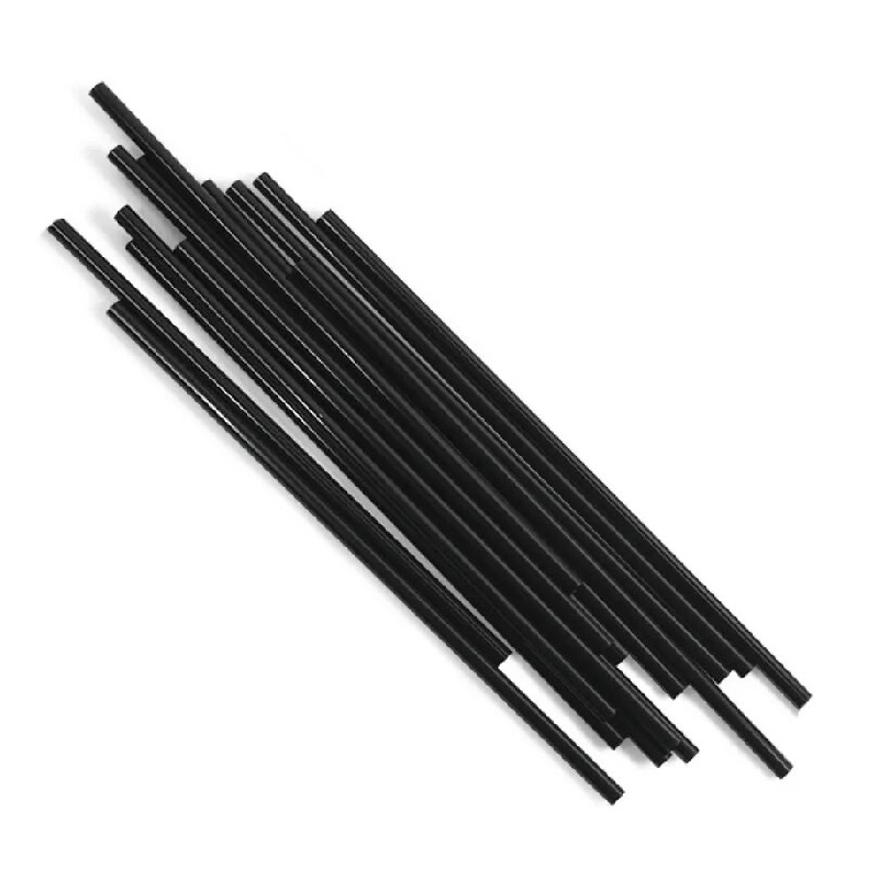 товар Трубочки прямые, пластиковые, черные, 240 мм, d=8 мм TBPL002