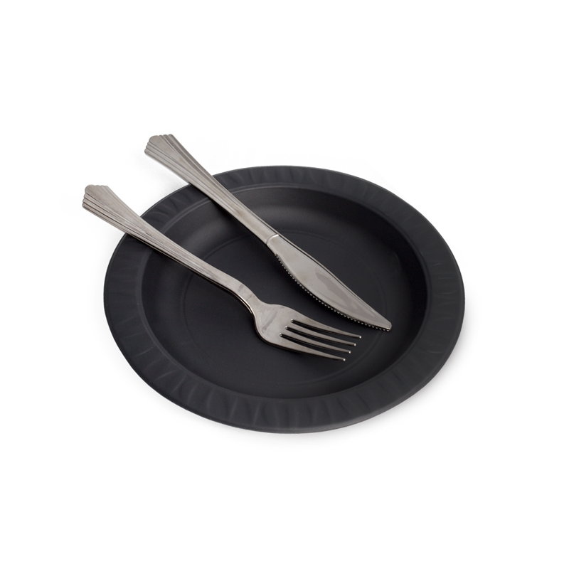 товар Пластиковый одноразовый нож металлик, 180 мм SPP103M