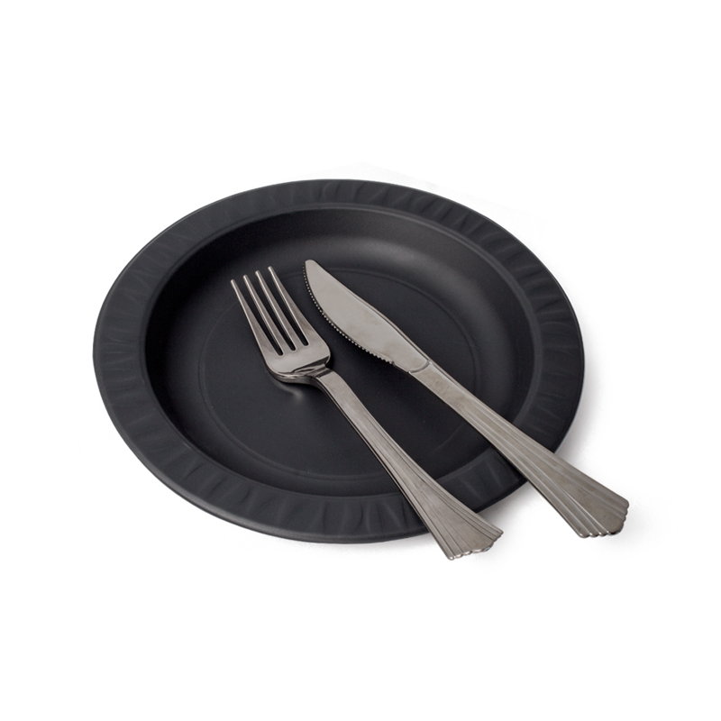 товар Пластиковый одноразовый нож металлик, 180 мм SPP103M