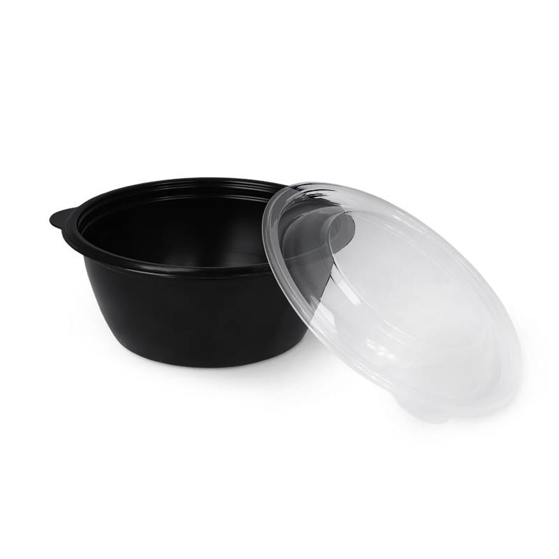 товар Контейнер круглый PP, черный, 144*59 мм, 500 мл, серия K-144 PK14450C