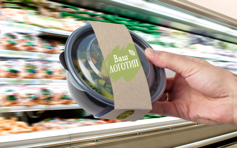 товар Контейнер круглый PP, черный, 144*59 мм, 500 мл, серия K-144 PK14450C