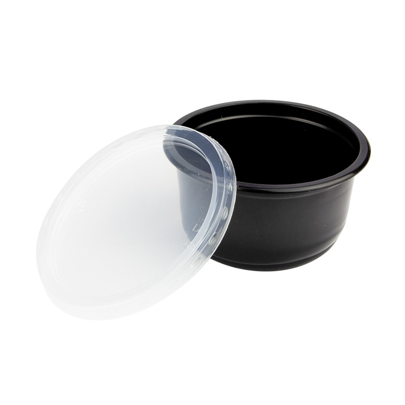 товар Контейнер круглый PP, черный, 115*58 мм, 350 мл, cерия СпК-115 V4-0029