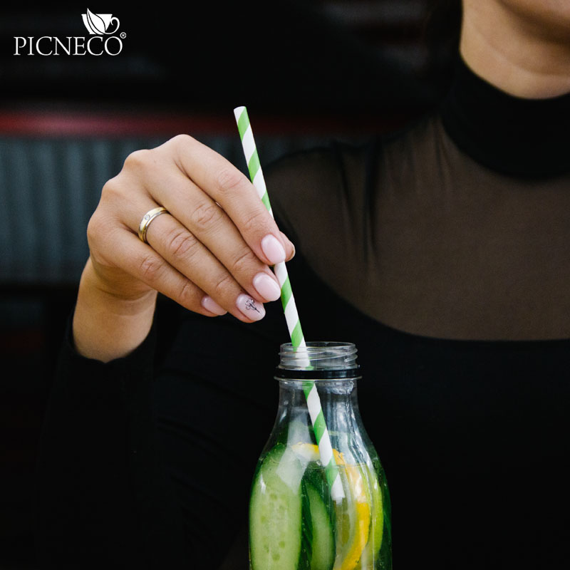 товар Бумажные трубочки ''Киви'', 200*6 мм, 250 шт. TB057