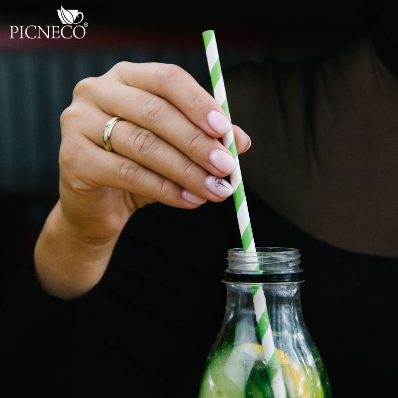 товар Бумажные трубочки ''Киви'', 200*6 мм, 250 шт. TB057