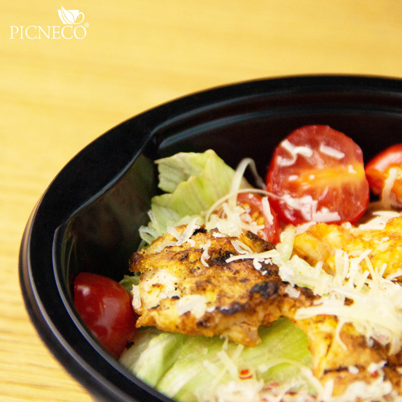 товар Контейнер круглый PP, черный, 150*55 мм, 600 мл, серия СпК-150 PK15060