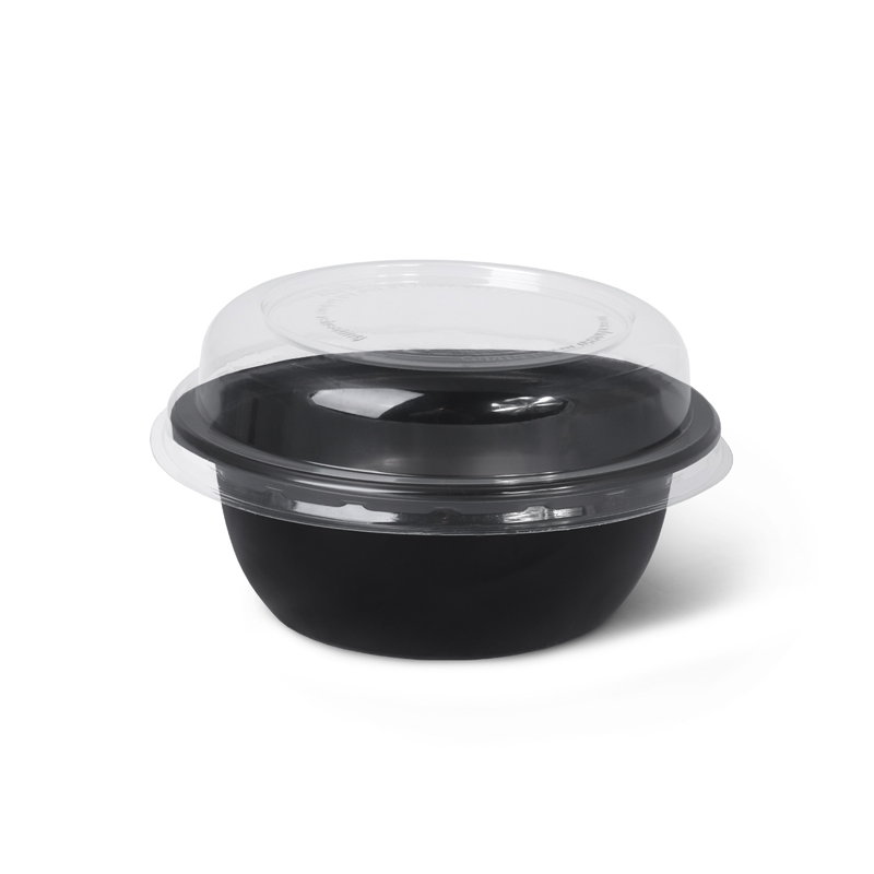 товар Контейнер круглый PP, черный, 150*55 мм, 600 мл, серия СпК-150 PK15060