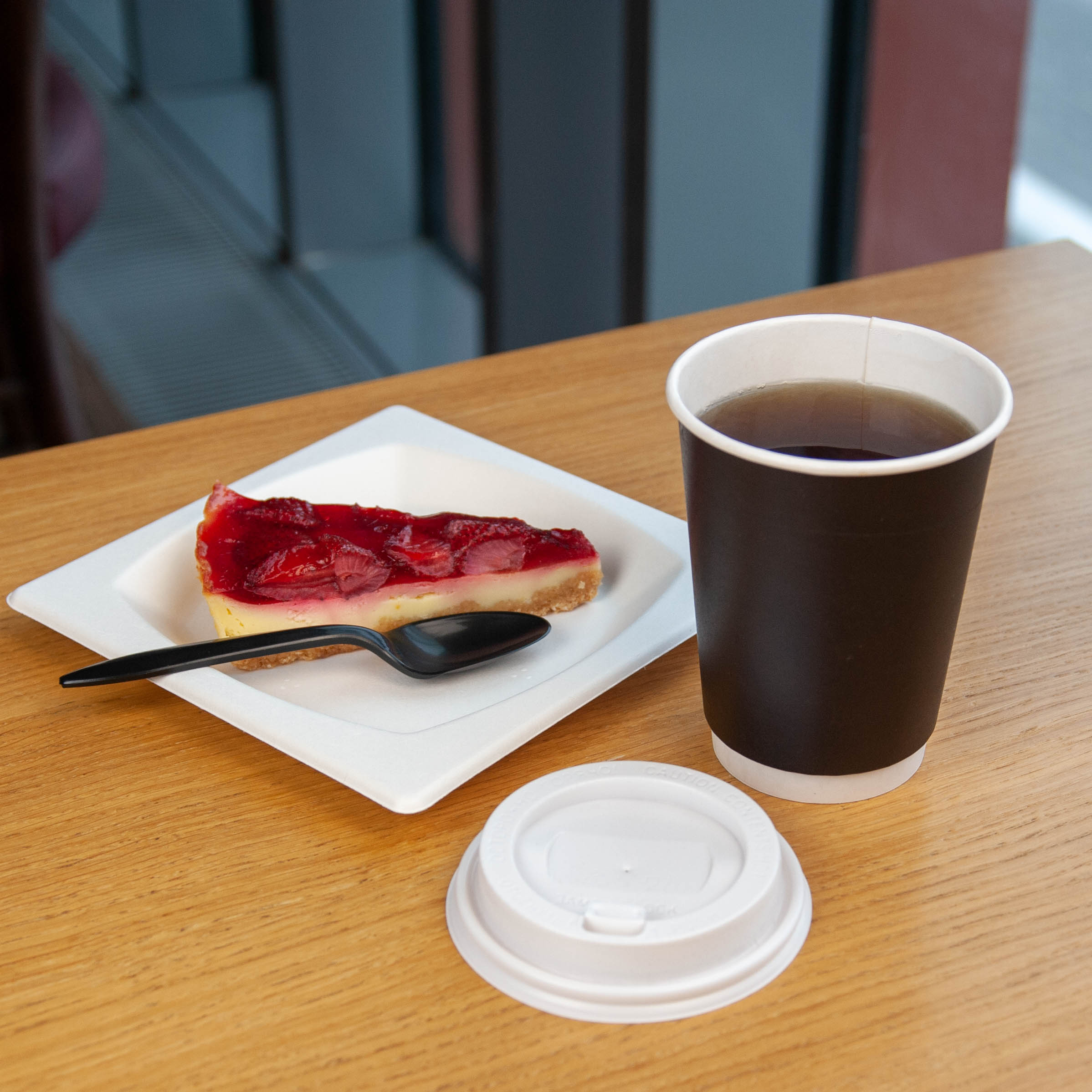 товар Ложка из кукурузного крахмала, черная, 145 мм SP015C