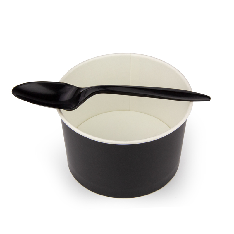 товар Ложка из кукурузного крахмала, черная, 145 мм SP015C