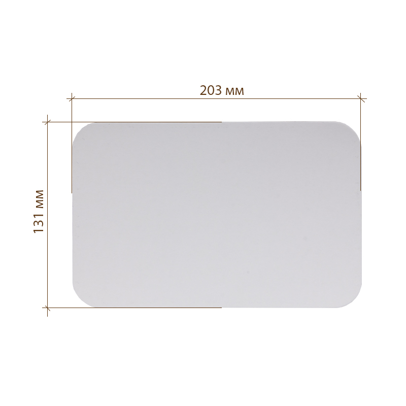 товар Крышка к форме алюминиевой c L-краем, 203*131 мм (750 мл) ALL119K