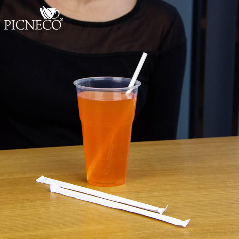 товар Трубочки для коктейлей "Белоснежная" 240*6 мм TB029B