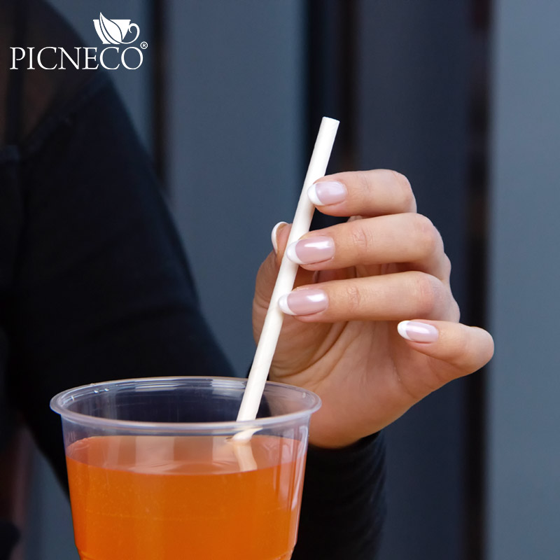 товар Трубочки для коктейлей "Белоснежная" 240*6 мм TB029B