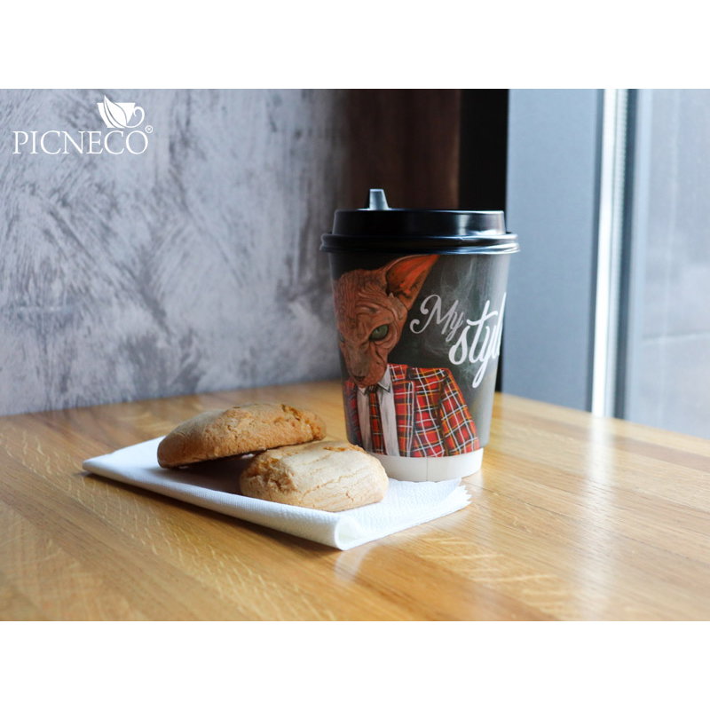 товар Бумажный двухслойный стакан "Солнце внутри", 350 мл (макс. 400 мл) STD0357