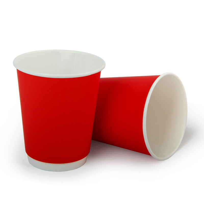 товар Бумажный двухслойный стакан 250 мл красный софт тач STDR025st