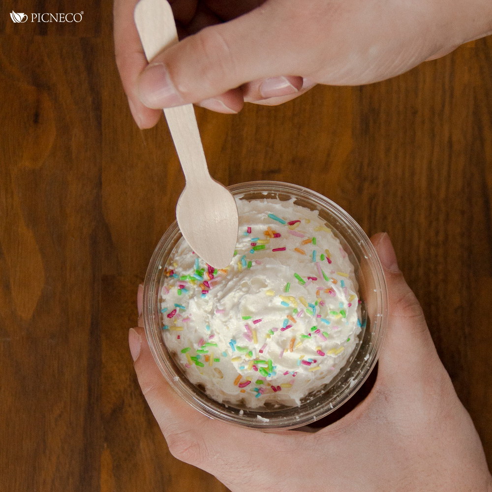 товар Одноразовая деревянная ложка 110 мм DP110