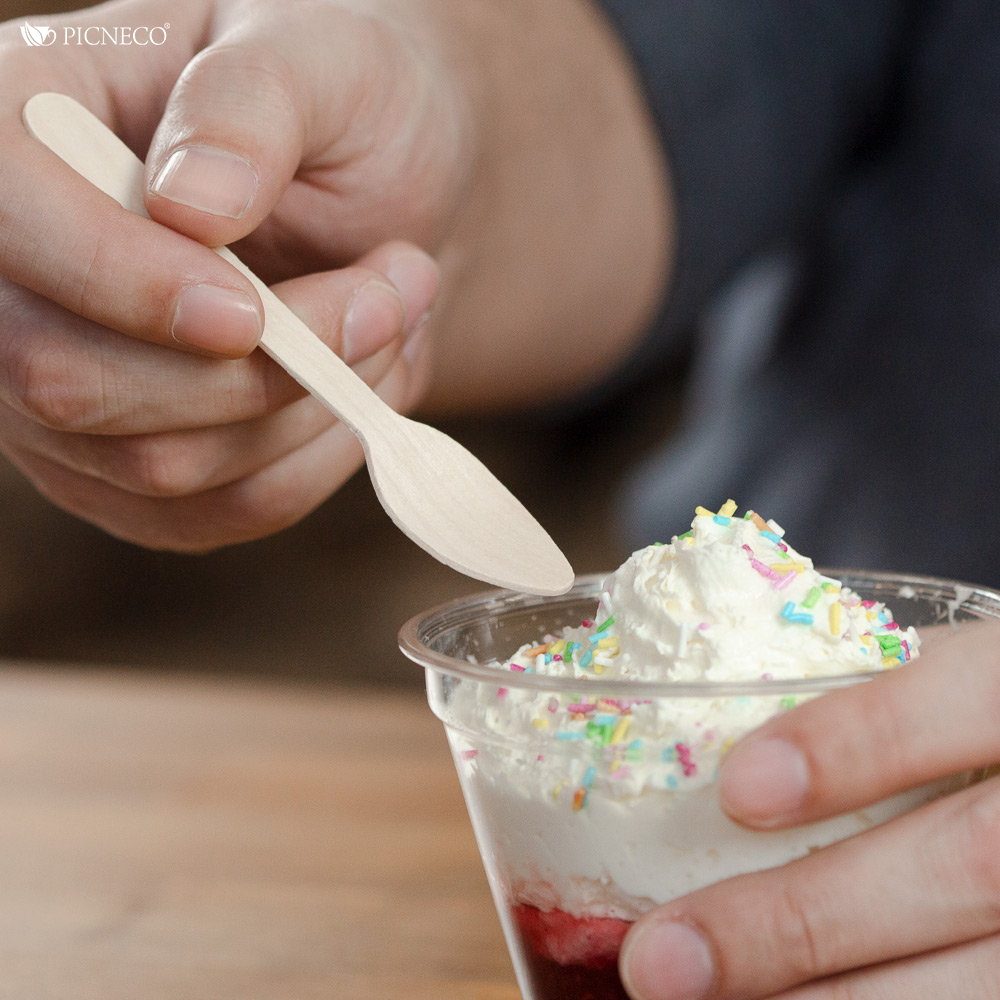 товар Одноразовая деревянная ложка 110 мм DP110