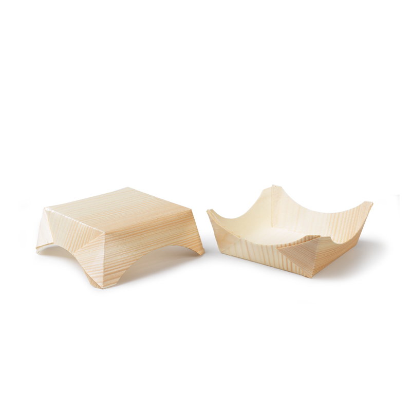 товар Деревянный лоток из шпона 80*80*30 мм DP203