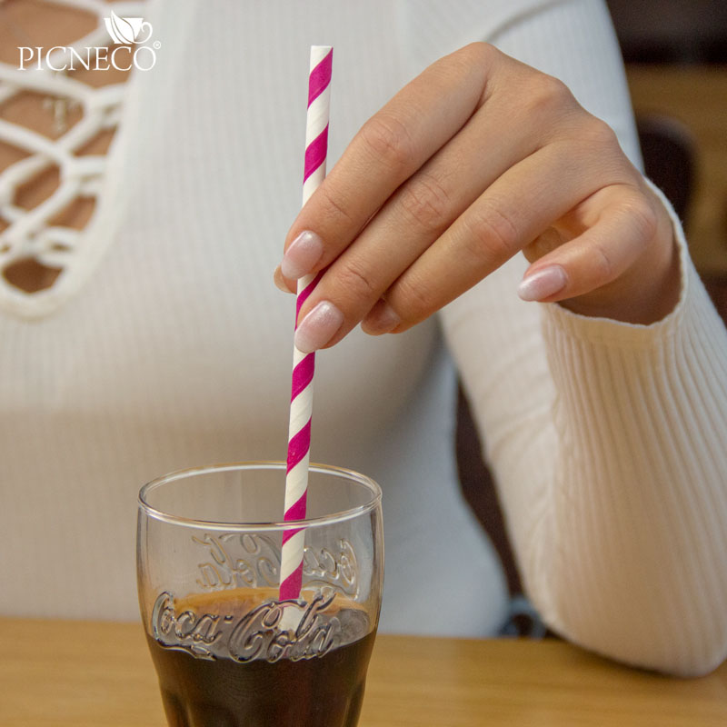 товар Бумажные трубочки ''Виноград'', 200*6 мм, 250 шт. TB043