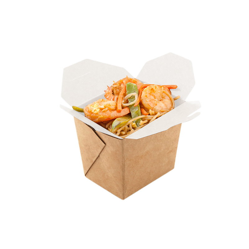 товар Коробка для лапши, 460 мл, крафт, склеенная BK060S