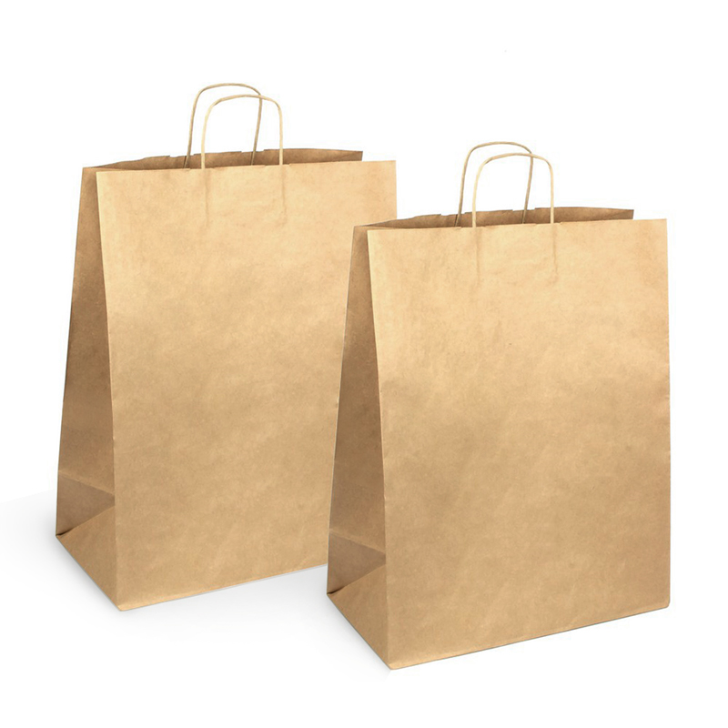 товар Пакет крафт с кручеными ручками 400*200*510, 90 KPK140