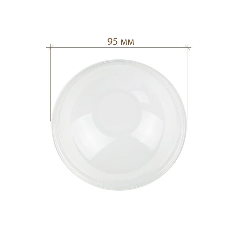 товар Крышка для стакана прозрачная купол без отверстия KRP120