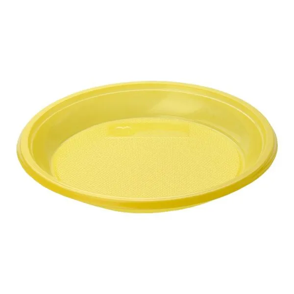 товар Тарелка пластиковая 165 мм, желтая TLP165Y